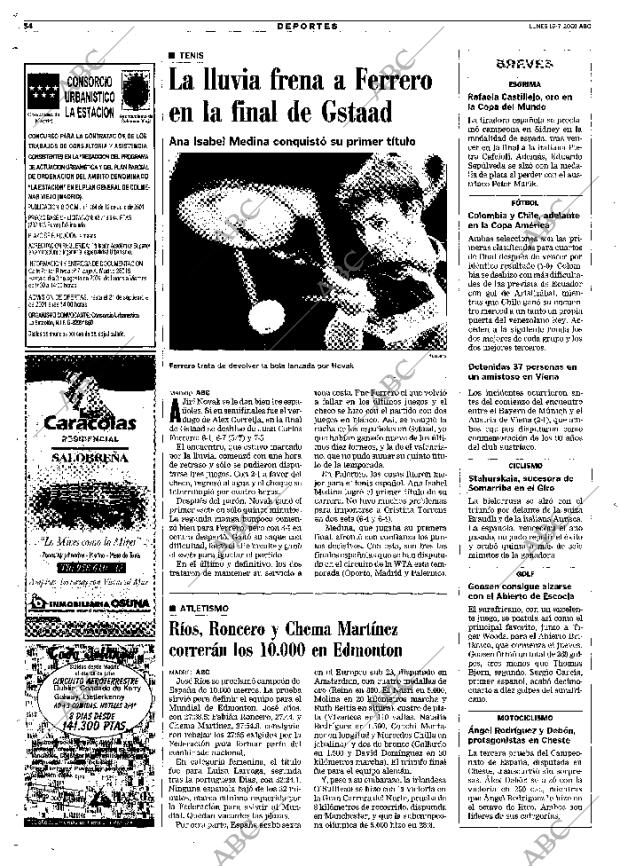 ABC MADRID 16-07-2001 página 54