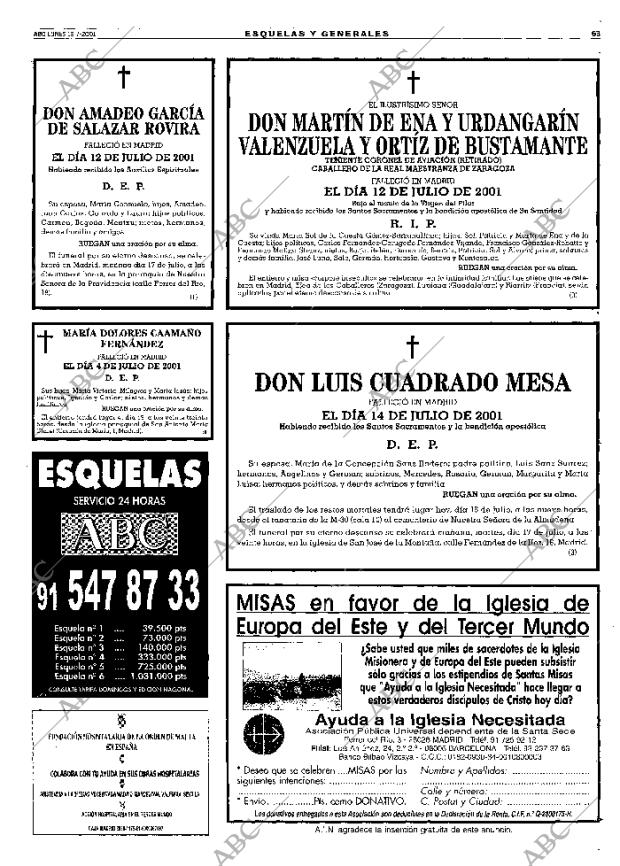 ABC MADRID 16-07-2001 página 63
