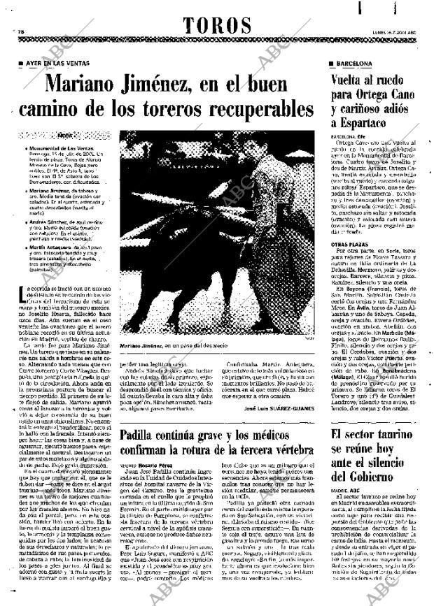 ABC MADRID 16-07-2001 página 78