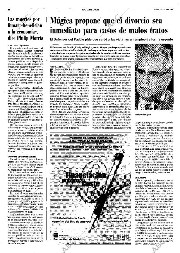 ABC MADRID 17-07-2001 página 38
