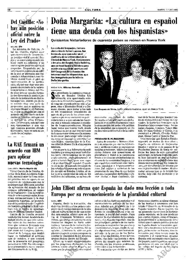 ABC MADRID 17-07-2001 página 40