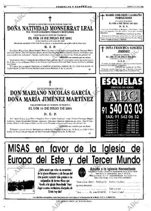 ABC MADRID 17-07-2001 página 62