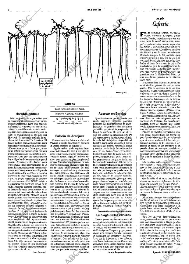 ABC MADRID 17-07-2001 página 86
