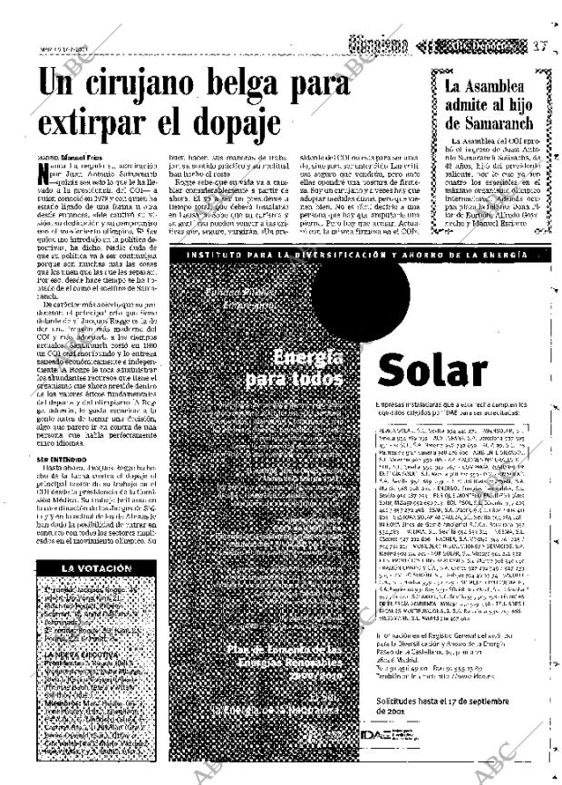 ABC SEVILLA 17-07-2001 página 109