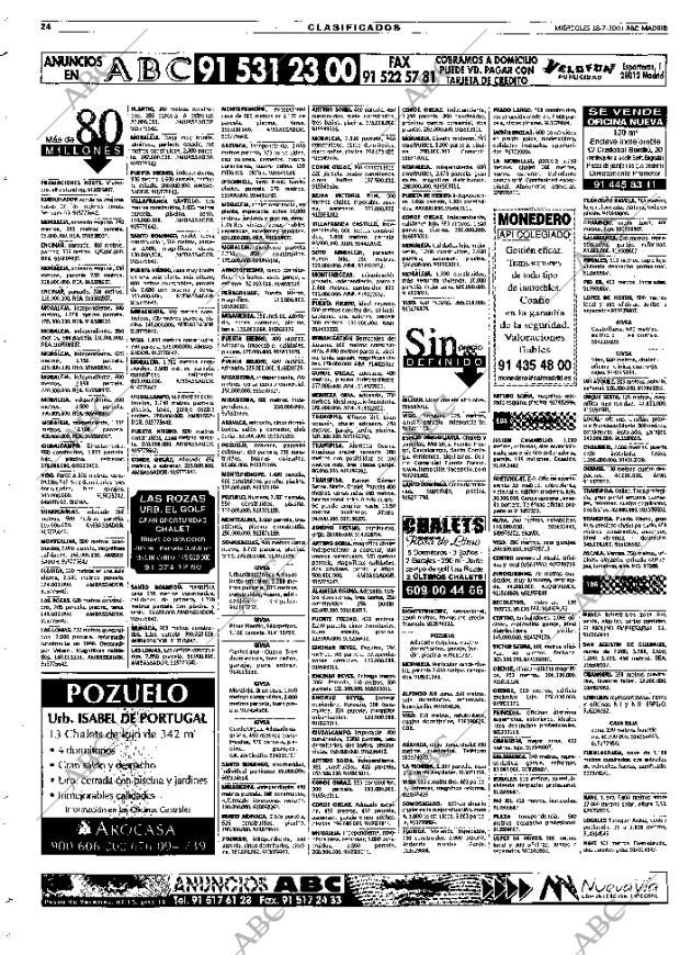 ABC MADRID 18-07-2001 página 108