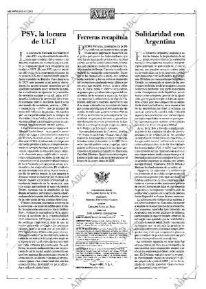 ABC MADRID 18-07-2001 página 11