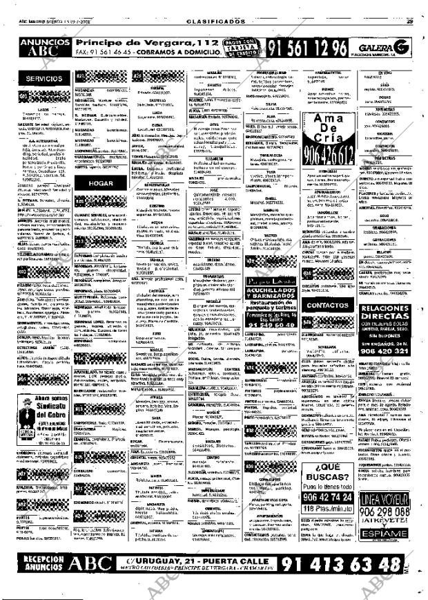 ABC MADRID 18-07-2001 página 113