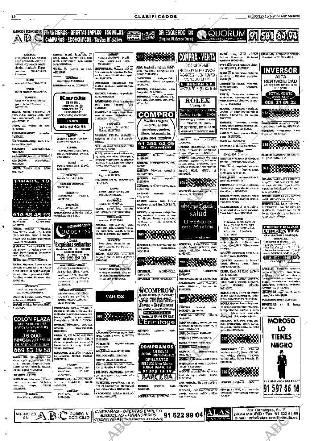 ABC MADRID 18-07-2001 página 116