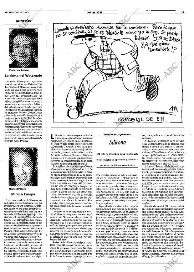 ABC MADRID 18-07-2001 página 13