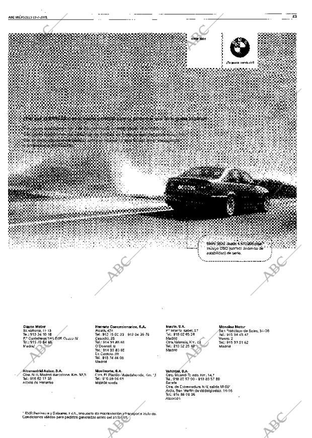 ABC MADRID 18-07-2001 página 23