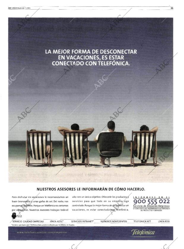 ABC MADRID 18-07-2001 página 25