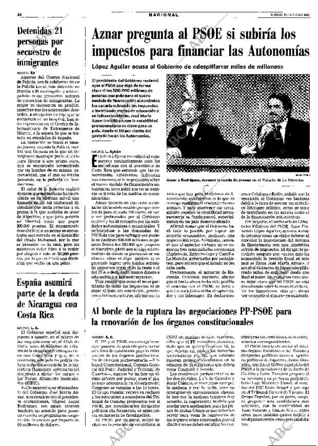 ABC MADRID 18-07-2001 página 26
