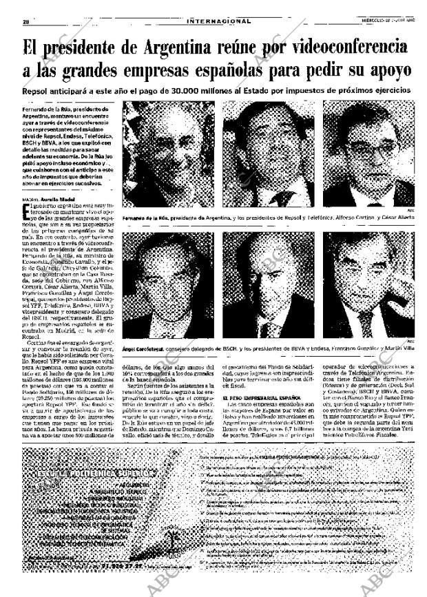 ABC MADRID 18-07-2001 página 29