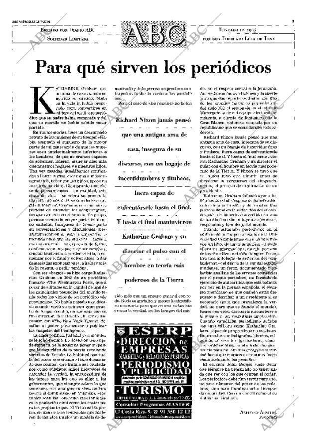 ABC MADRID 18-07-2001 página 3