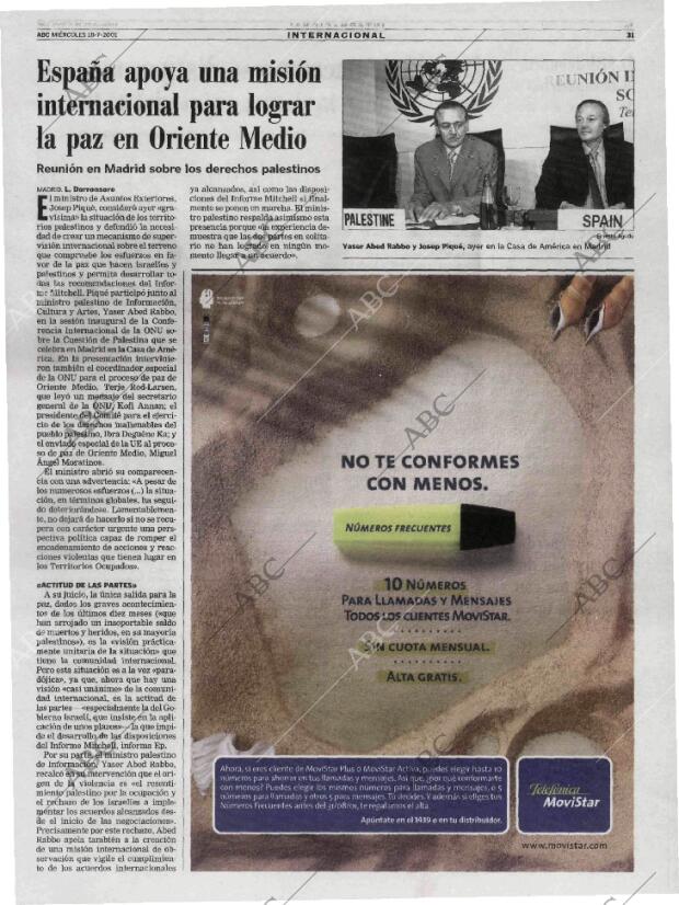 ABC MADRID 18-07-2001 página 31