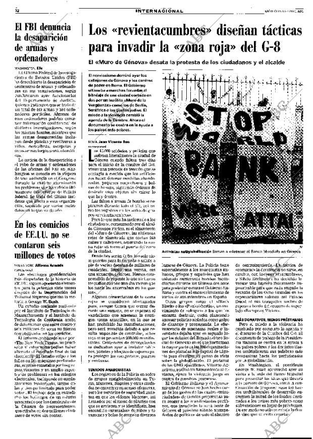 ABC MADRID 18-07-2001 página 32