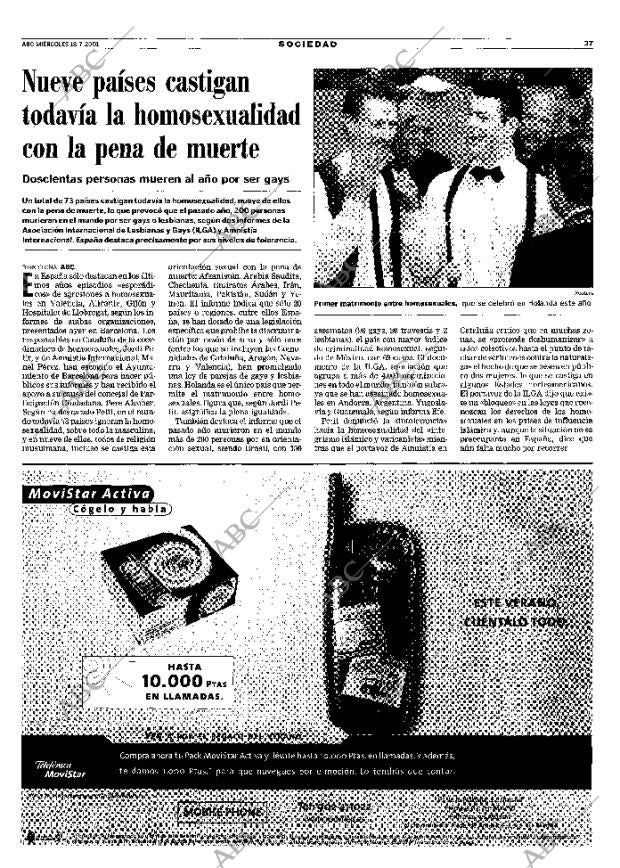 ABC MADRID 18-07-2001 página 37