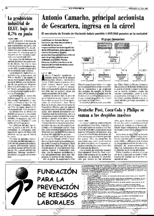 ABC MADRID 18-07-2001 página 46
