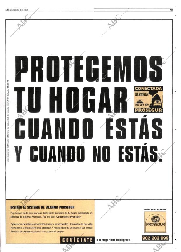 ABC MADRID 18-07-2001 página 49