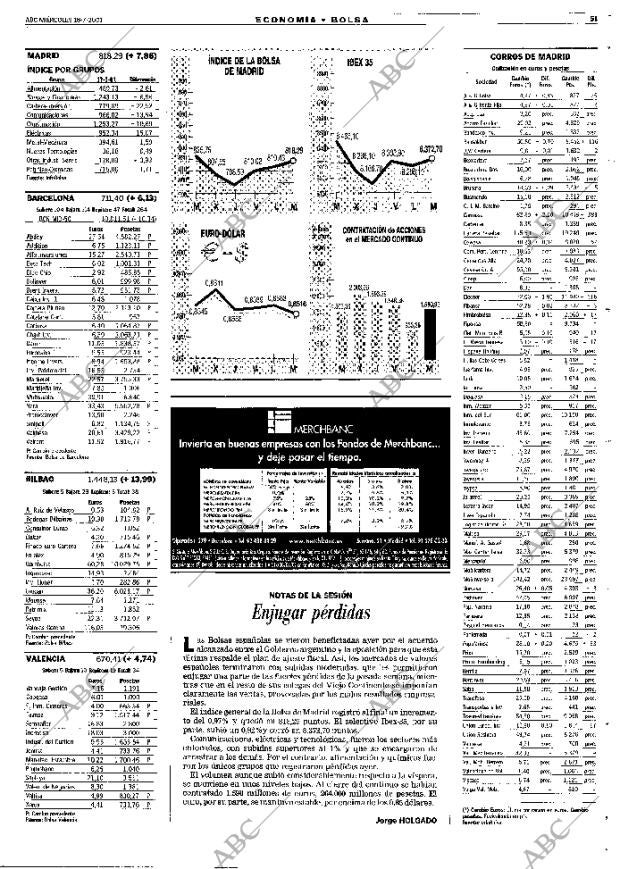 ABC MADRID 18-07-2001 página 51