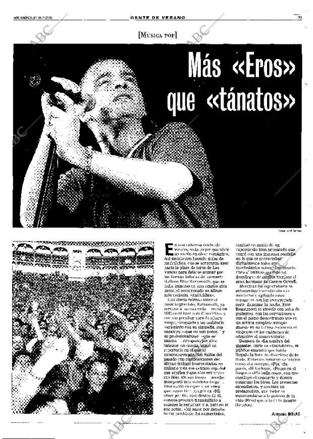 ABC MADRID 18-07-2001 página 71
