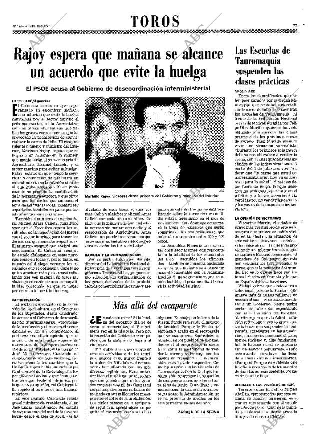ABC MADRID 18-07-2001 página 77