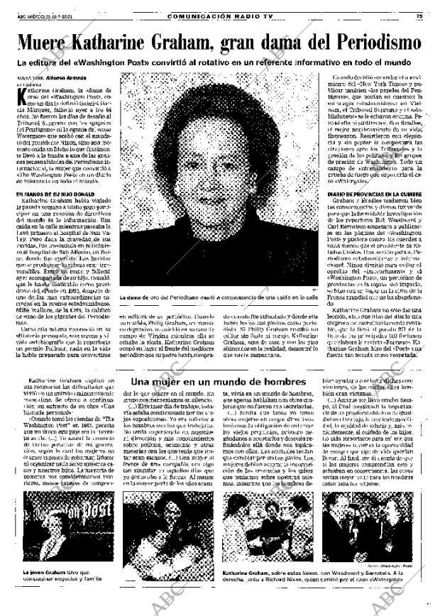 ABC MADRID 18-07-2001 página 79