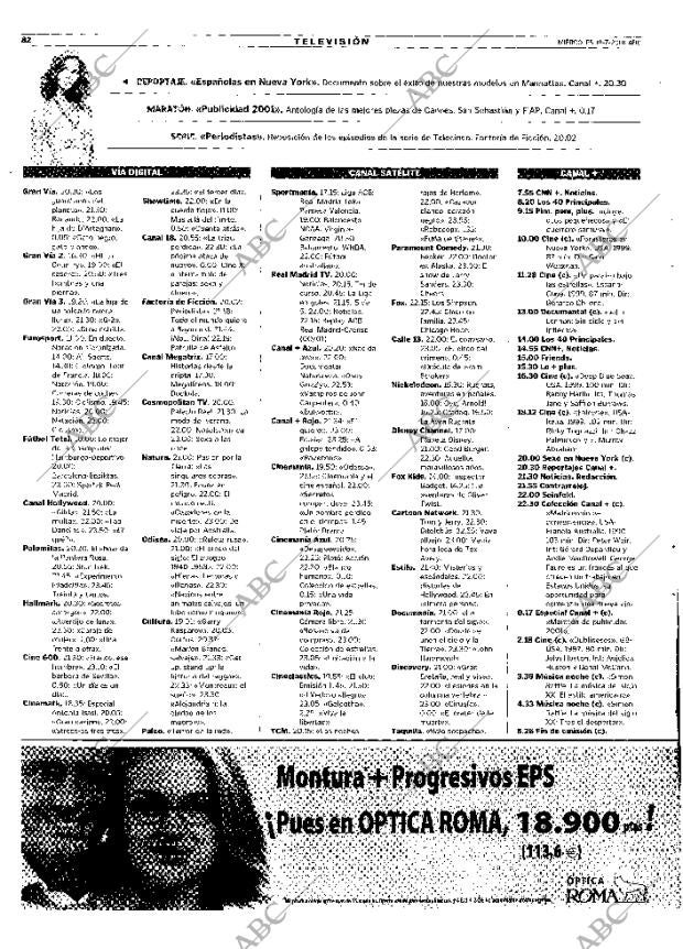 ABC MADRID 18-07-2001 página 82