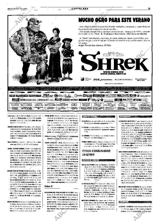 ABC MADRID 18-07-2001 página 99