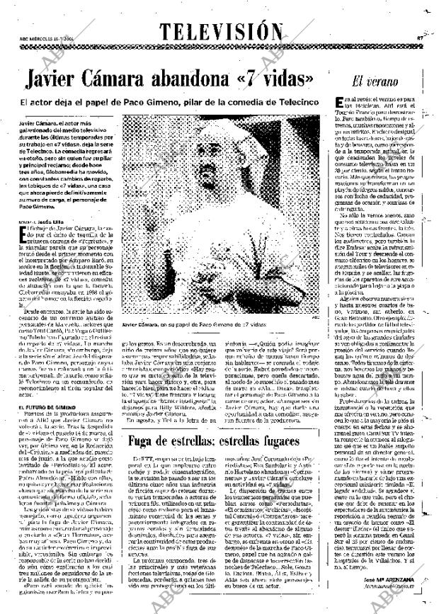 ABC SEVILLA 18-07-2001 página 87