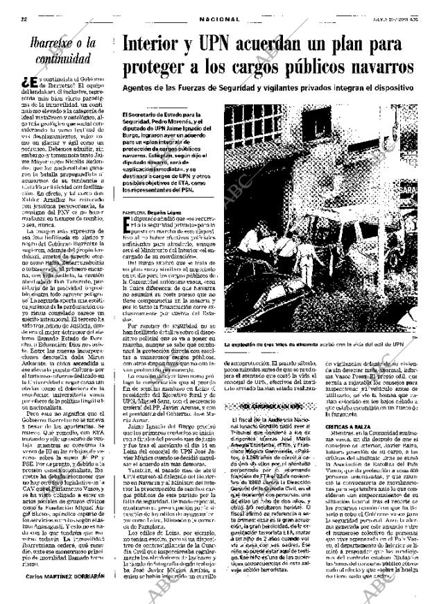 ABC MADRID 19-07-2001 página 22