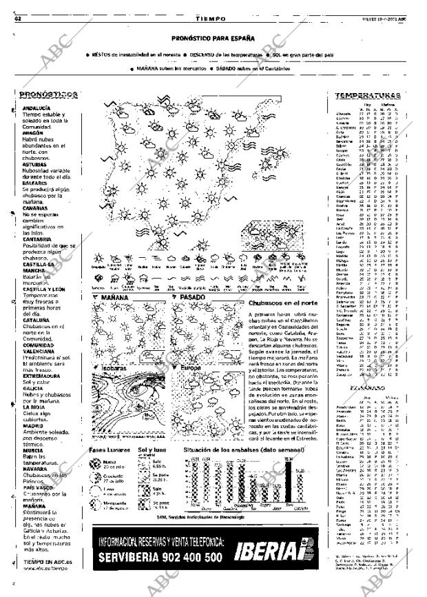 ABC MADRID 19-07-2001 página 62