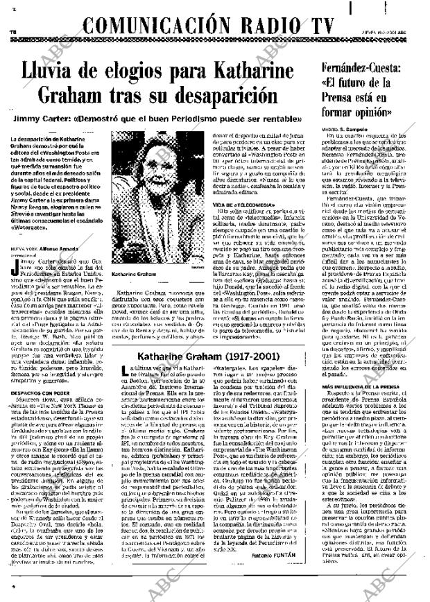 ABC MADRID 19-07-2001 página 78
