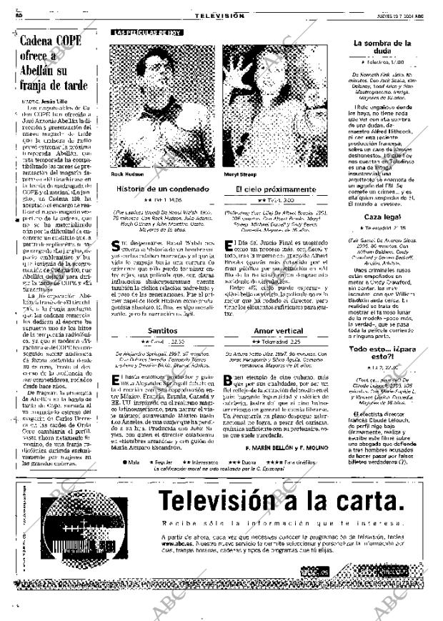 ABC MADRID 19-07-2001 página 80