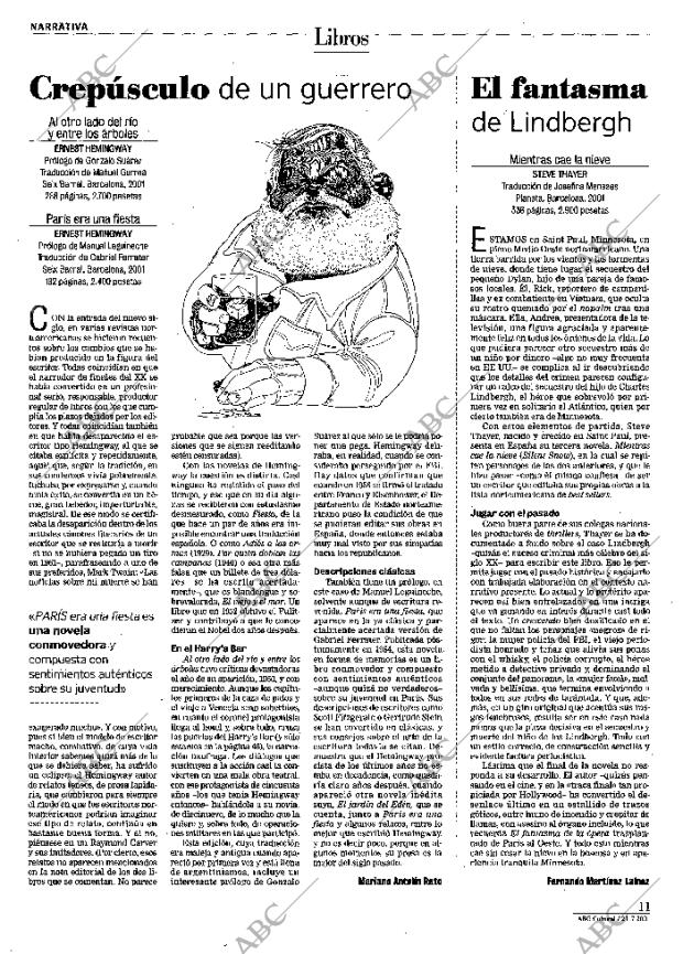 CULTURAL MADRID 21-07-2001 página 11