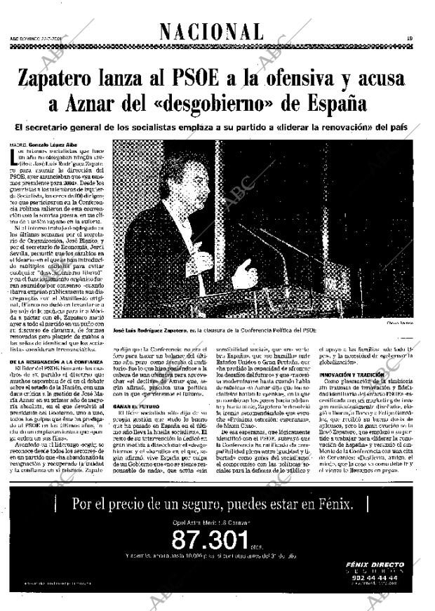 ABC MADRID 22-07-2001 página 19