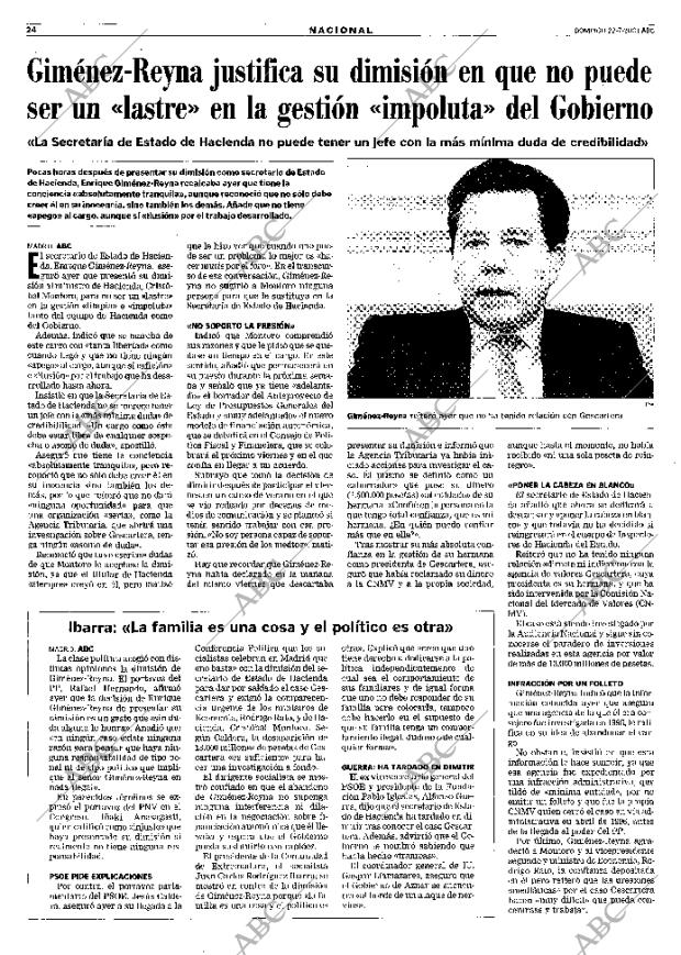 ABC MADRID 22-07-2001 página 24