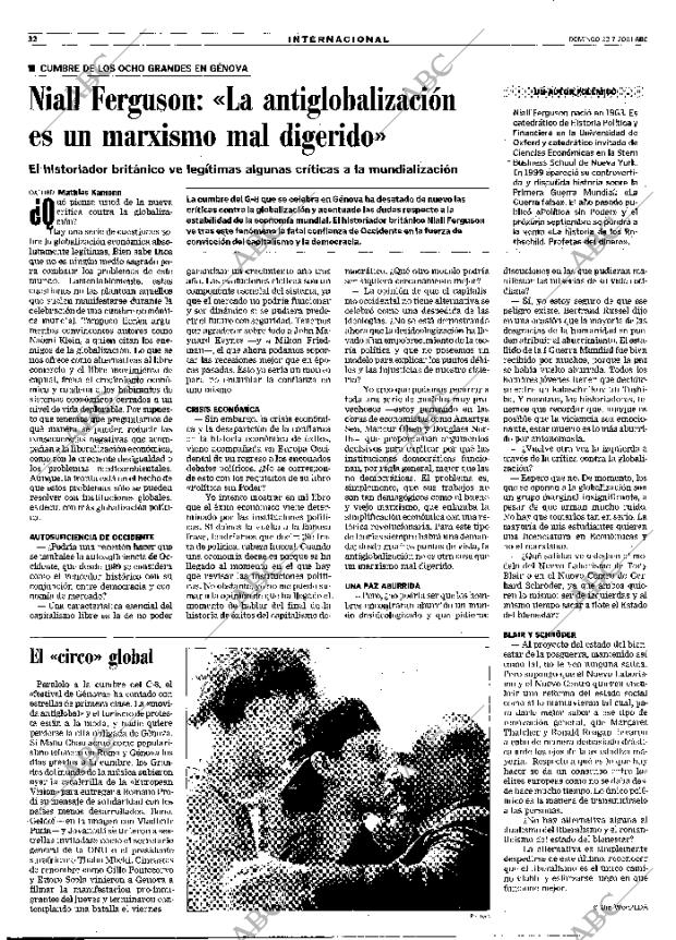 ABC MADRID 22-07-2001 página 32