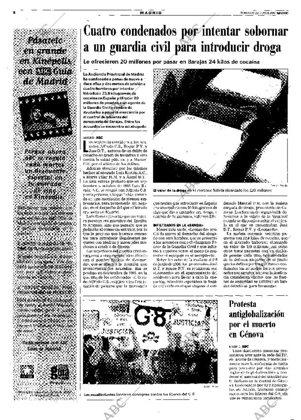 ABC MADRID 22-07-2001 página 88