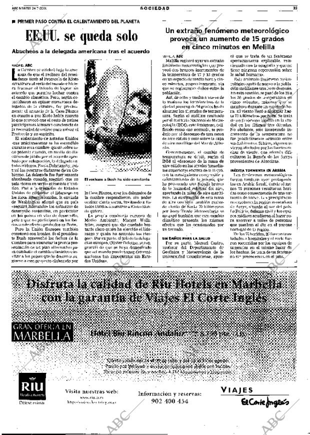 ABC MADRID 24-07-2001 página 33