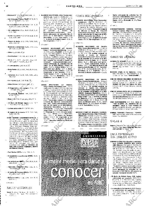 ABC SEVILLA 24-07-2001 página 66