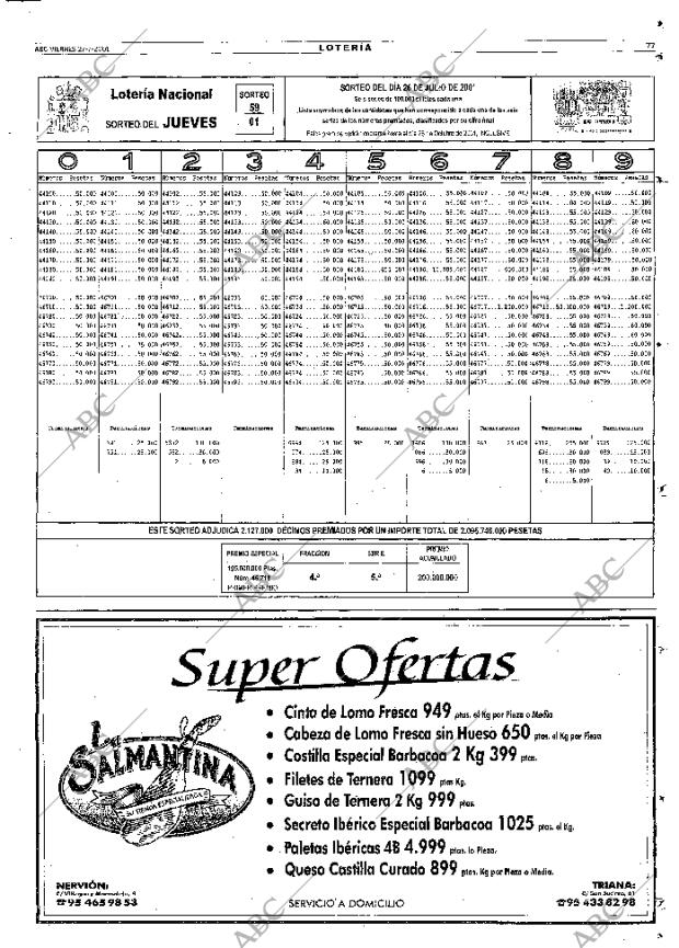 ABC SEVILLA 27-07-2001 página 77