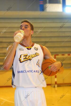 Concentracion de la Seleccion Española de baloncesto en Bahia Sur