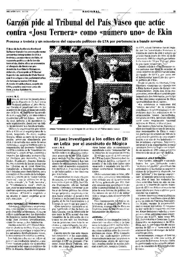 ABC MADRID 01-08-2001 página 19