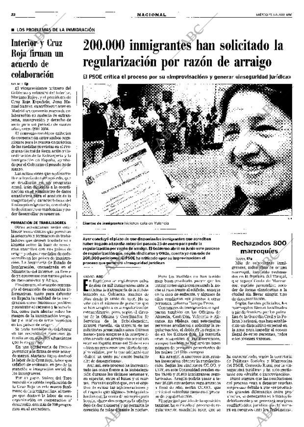 ABC MADRID 01-08-2001 página 22