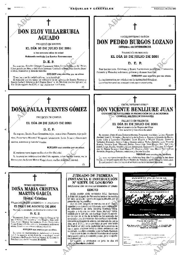 ABC MADRID 01-08-2001 página 64