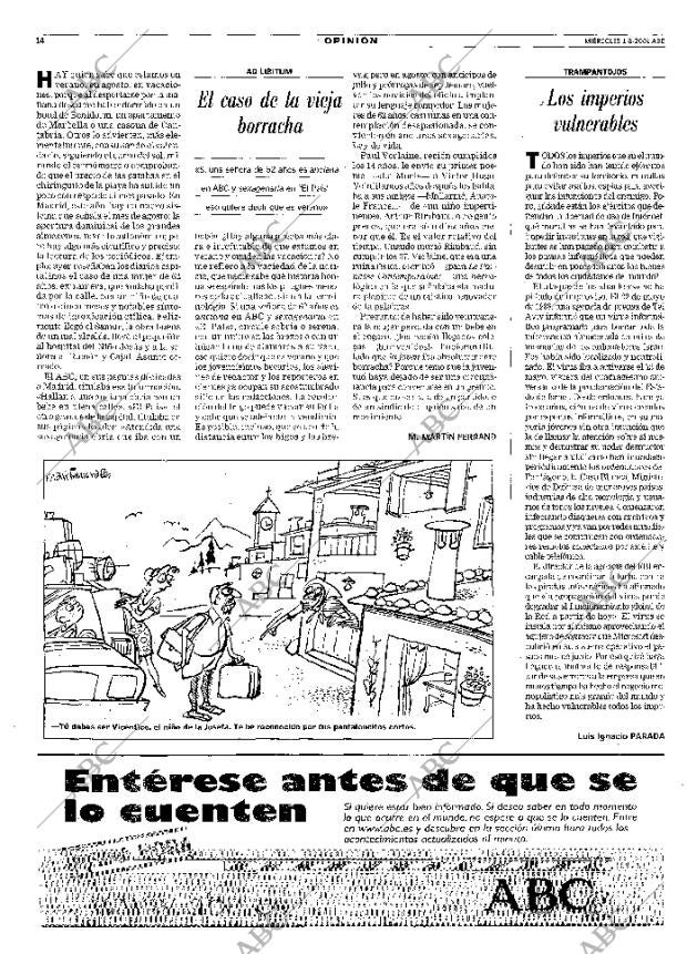 ABC SEVILLA 01-08-2001 página 14