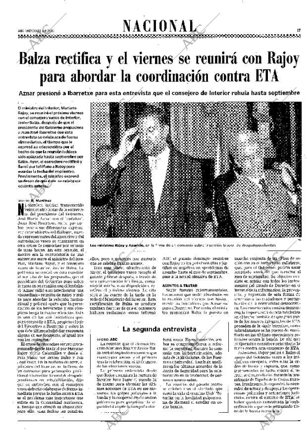 ABC SEVILLA 01-08-2001 página 17