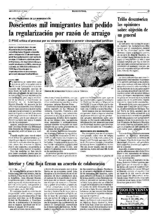 ABC SEVILLA 01-08-2001 página 21