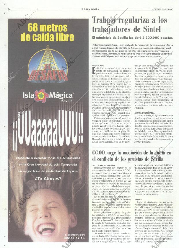 ABC SEVILLA 01-08-2001 página 54